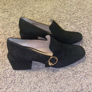 Tory Burch suede loafers